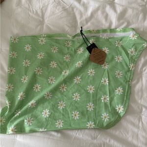 Vanessa Mooney Gingham Floral Sarong